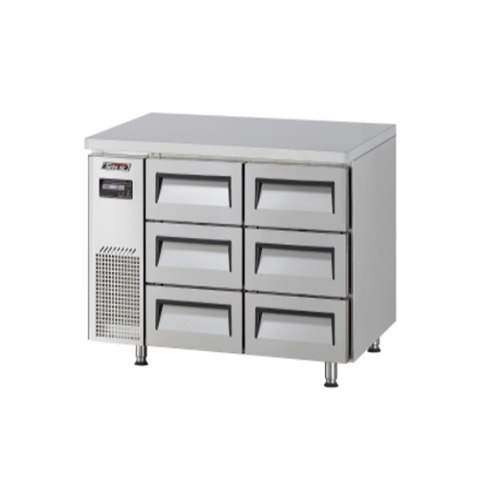 [터보에어] 간냉 1200 서랍식 냉장고 KUR12-3D-6
